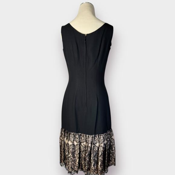 60s Miss Melinda Black Party Dress Size S - Picture 6 of 9